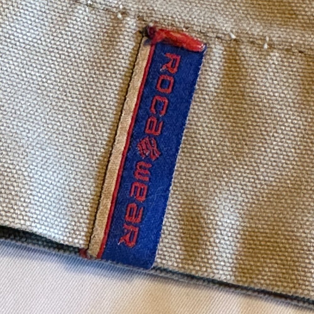 Rocawear Vintage 90s Y2K Khaki 100% Cotton Canvas Shorts Men's Size 42' x 15" - Picture 13 of 16
